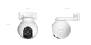 EZVIZ H8 Pro 3K Pan & Tilt Wi-Fi Camera AI Detection Color Night Vision Siren & Strobe Light Two-Way Talk
