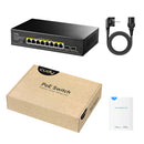 Cudy 8-Port Gigabit PoE+ Switch with 2 Gigabit SFP slot 120W