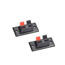 2 Way Spring Speaker Terminal Clip Push Release Connector