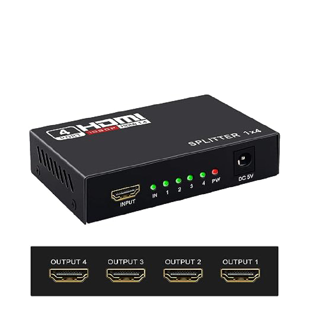 UGREEN HDMI 2-IN To 4-OUT Switch + SPDIF/3.5mm Excellent Audio