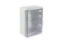 Adalpano ABS Enclosure Box Transparent Cover with Metal Plate250x350x150