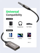 UGREEN Bluetooth Car Receiver Aux with Mic (Space Gray)