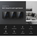 SONOFF Smart Touch Wall Switch 2 Gang Black