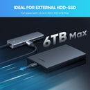 UGREEN 4-Port USB3.0 Hub with USB-C Power Supply