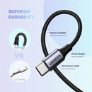 UGREEN Round USB-C Audio Cable 3.5mm M/M Aluminum Shell 1m (Deep Gray)