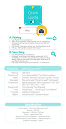 CHUNGHOP Genius Voice Universal Air Conditioner Remote