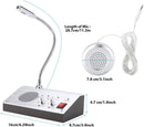 Dual-way intercom system for counter
