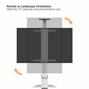 Mobile TV Cart/Trolley 37’’-70’’ Flat Panel Displays up to 70kg/154lbs