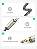 UGREEN 3.5mm to 6.35mm TRS Stereo Audio Cable 2m (Gray)