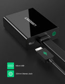 HDMI to VGA + 3.5MM Audio+Mirco USB converter Black