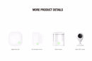 1Mini Hub+1PIR+2Door sensors+1 Indoor WiFi Camera UK, w/ UK adaptor