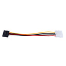 20CM Molex 4 Pin IDE to SATA 15 Pin HDD Power Adapter Male to female Cable