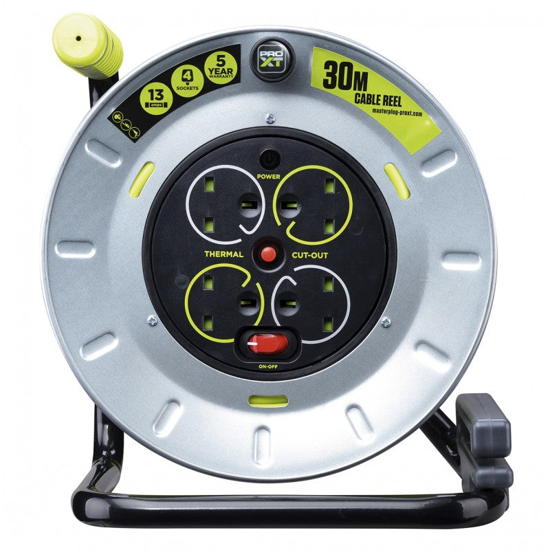 Masterplug Cable Reel Way Indoor Outdoor Extension Cable, 48 OFF