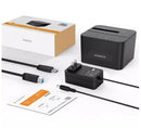 Docking Station Fideco HDD/SSD 2.5"/3.5" Dual Bay HDD/USB3.0 HUB (Y842H)(MR169SR)