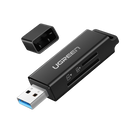 UGREEN USB 3.0 to TF + SD Dual Card Reader (Black)