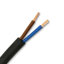 AC Flexible cable 2Core 6mm (unshielded) 2x6.0mm PVC Black 100M