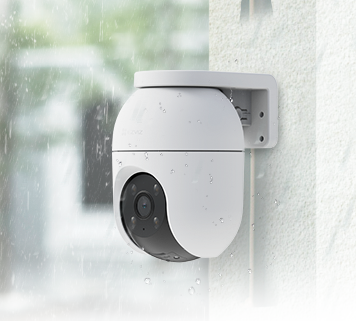 EZVIZ C8C Outdoor Smart Wi-Fi Pan & Tilt Camera 1080p AI Detection Color Night Siren & Strobe Light Vision