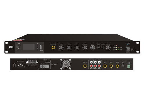 ITC RMS650W Class D Mixer Amplifier with MP3(USB/SD)/TUNER and bluetooth
