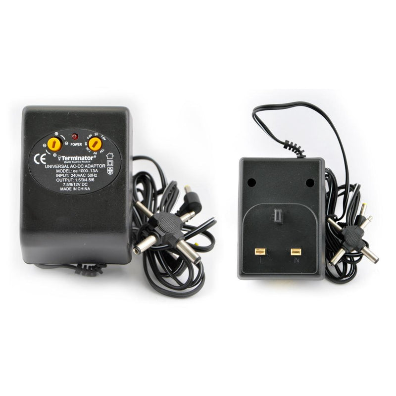 Terminator AC/DC Power Adaptor Universal 6 Way