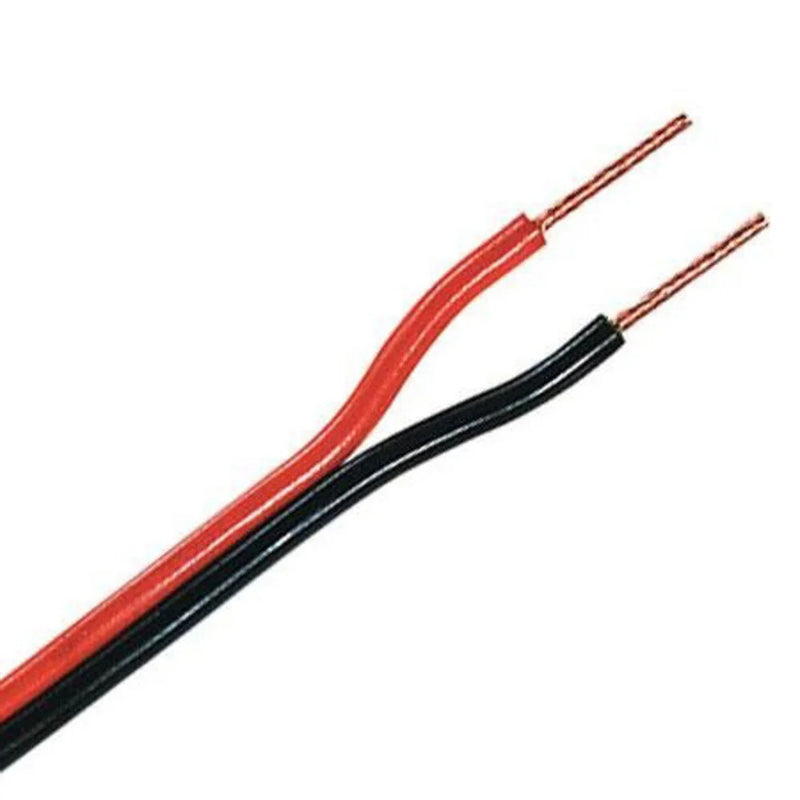 HiFi Speaker Wire (Flat Wine) 2x1.3mm2 OD4.2X8.8{(197/0.09OFC+OCC3/0.17+A l Foil)X 2F} Red PVC Jacket 100m/roll