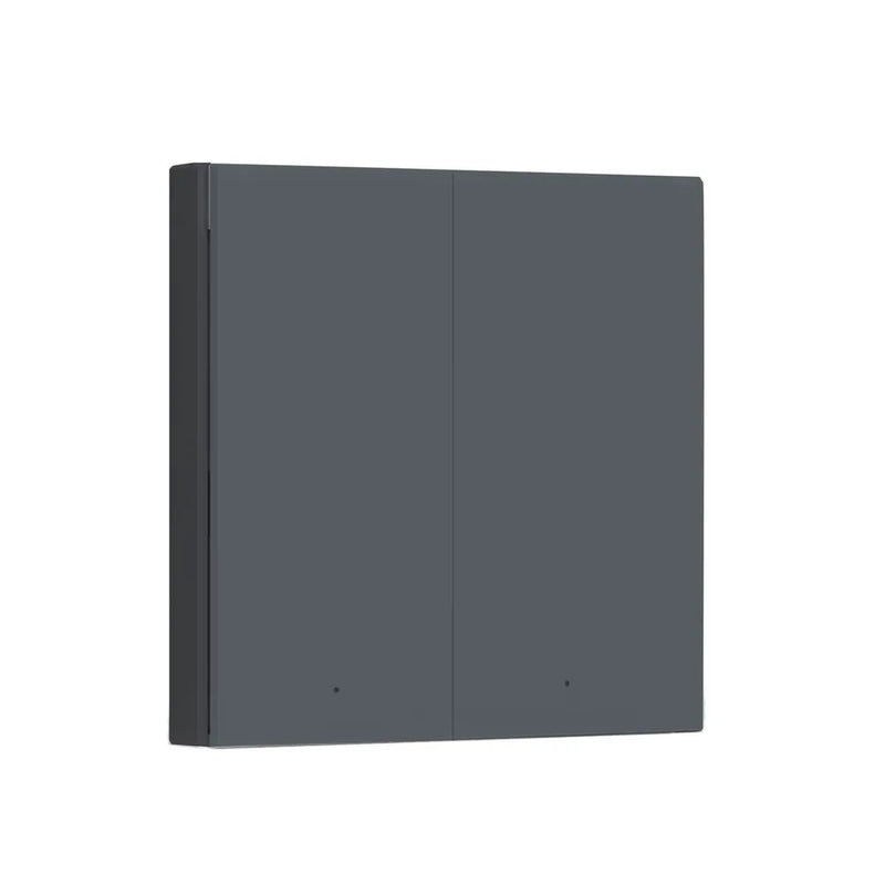 AQARA Smart Home Wall Switch H1, No Neutral, Double Rocker, Grey