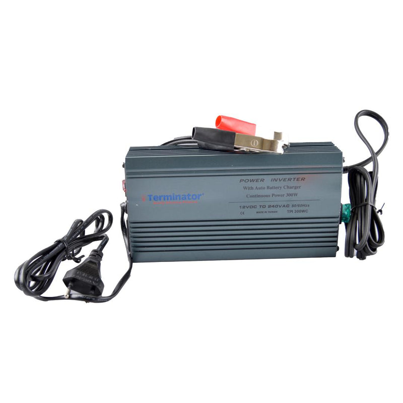 Terminator Power Inverter With Charger 300W
