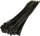 Nylon Black Cable Ties (100Pcs/Bag)