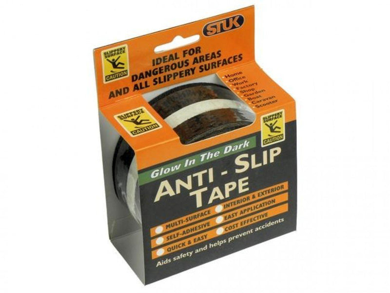 Anti-Slip Tape, Glow-in-the-Dark Strip, 50mm/2.5m