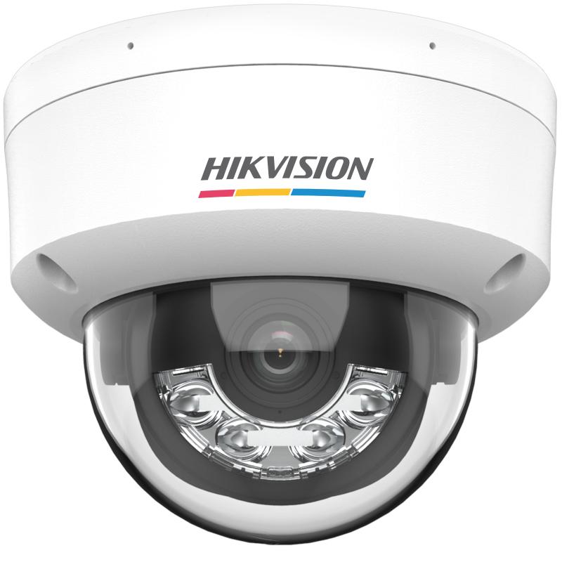 Hikvision 4 MP ColorVu with Smart Hybrid Light Fixed Dome Network Camera