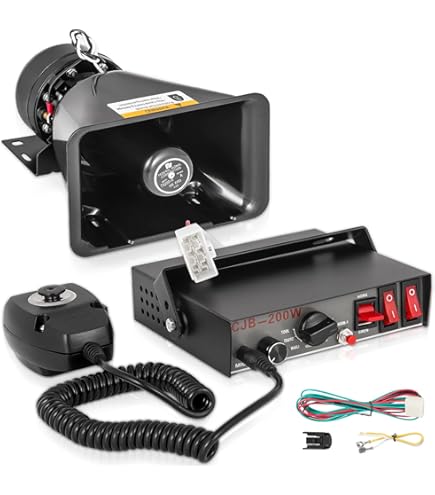 Siren with PA System