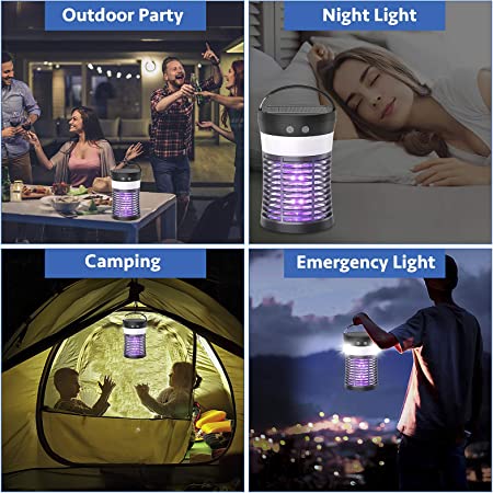 Outdoor 2200mAh 5V 1A IP66 Mosquito Killer UV Lamp