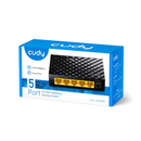 Cudy 5-Port Gigabit unmanaged Desktop Switch, 5 10/100/1000M RJ45 Port