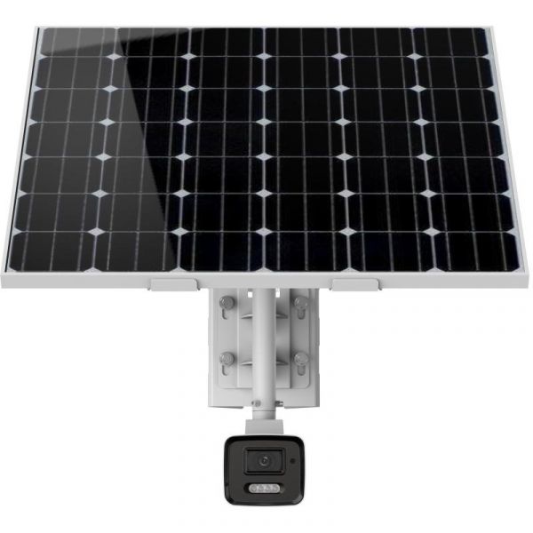 Hikvision 4MP Motorized Varifocal Bullet Solar Power 4G Network Camera Kit
