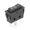 Rocker Switch SPDT 3 PiN 2 way ON OFF ON BLACK,"I O II"marked.