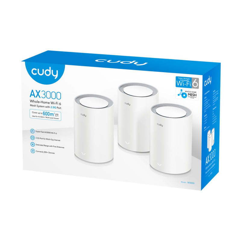 Cudy AX3000 Wi-Fi 6 Mesh 2.5G Solution