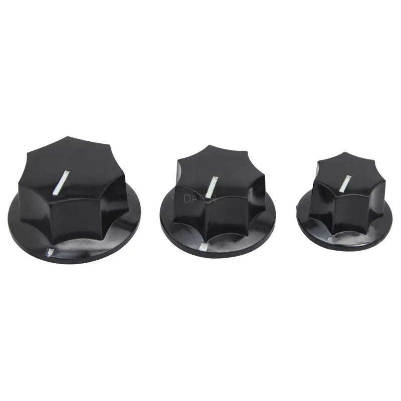 Bakelite Knob with 6.35mm Shaft Hole
