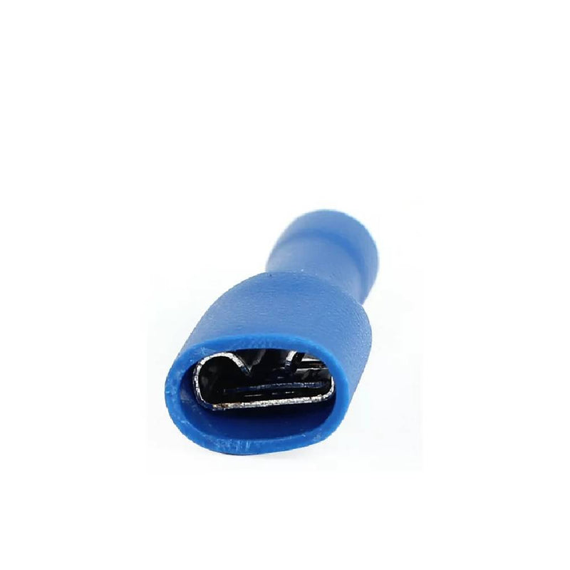Spade Connector Crimp Push-On Insulated Terminal FDFD2-250 Blue 16-14AWG