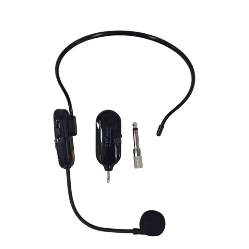 2.4G Wireless Microphone Headset with 6.5mm Jack