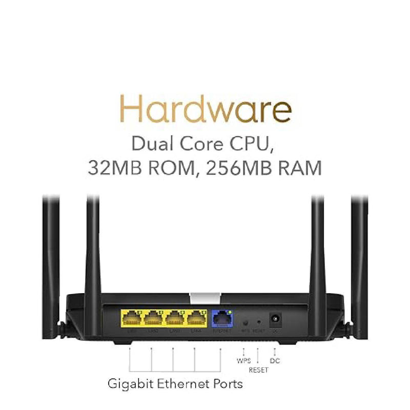 Cudy AX1800 Gigabit Wi-Fi 6 Mesh Router 2.4G  5G