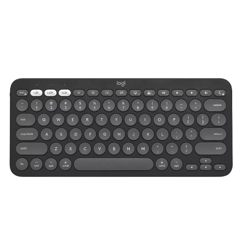 Logitech Wireless Pebble Keyboard With Bluetooth Compatibility