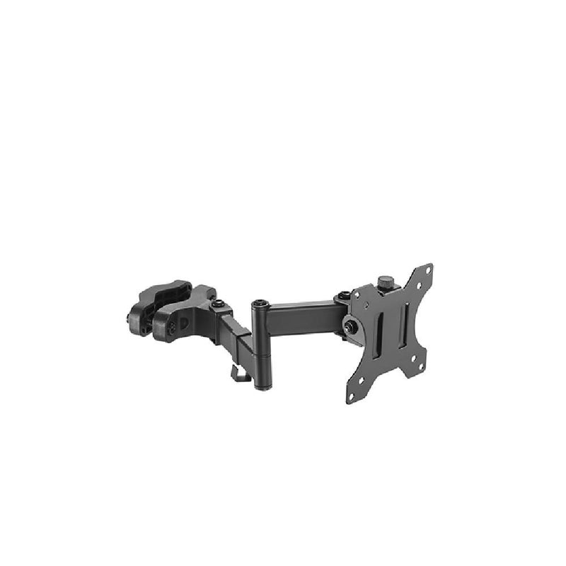 Full Motion Pole Mount Monitor Arm Compatible with 28-60mm Diameter Pole