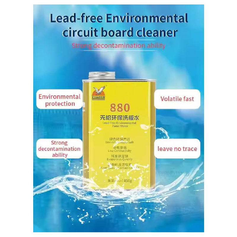 Falcon 880 Lead-Free Enviromental PCB Circuit Board Cleaner - 850g