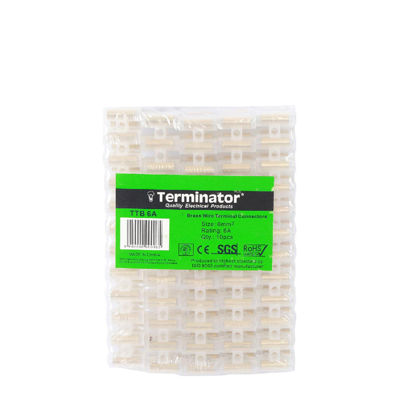 Terminal Connector Blocks 6A (6mm12 Terminals Per Strip x 10 Strips)