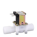 1/2" Plastic Solenoid Valve 12V Magnetic Washing Machine Dispenser Drinking Water Pneumatic Pressure Controller Switch 12V-Normally Closed-