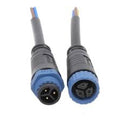 IP67 Electrical Cable Waterproof 3 Pin M15 Connector - Male