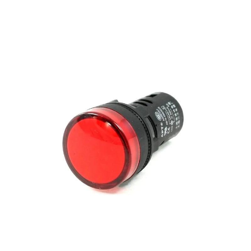 Red AC220V 30mm AD16-30DS LED Power Pilot Signal Light Lamp