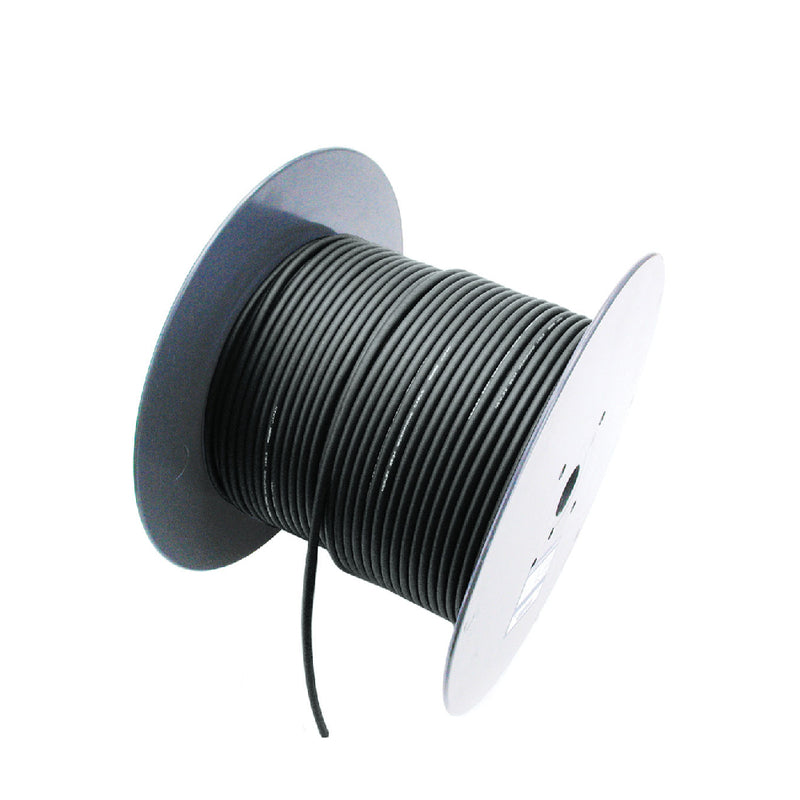 Microphone Cable OD 6.2MM [(20/0.12OFC)x2C + Yarn + AL + BD (128/0.09OFC)] Black Braid Shield 100m/roll