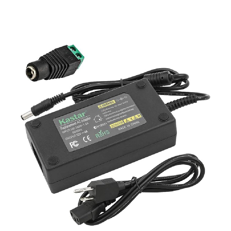 LCD 5.5 × 2.5mm 12V 4A Adapter