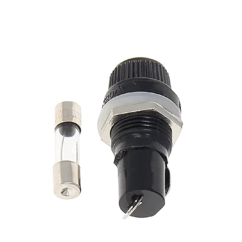 Panel Mount Fuse Holder 250V 30A, 5mm x 20mm