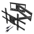 Super Solid Large Full-motion TV Wall Mount Bracket for 32" - 75" Flat Panel TV up to 21kgs